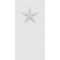 Ekena Millwork Standard Foster Star Plinth Block With Square Edge, 4 1/2"W x 9"H x 1"P PBP045X090X100FOS06 - alternate 3